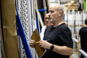IDS Staff checking stock